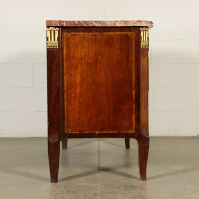 Revival Chest of Drawers Marble France Late 1800s