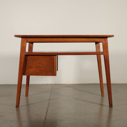 Desk Mahogany Formica Vintage Italy 1950s