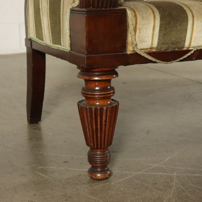 Elegant Sofa Mahogany France 19th Century