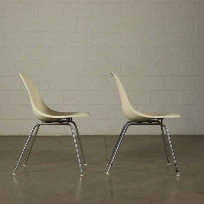 Pair of Chairs by Charles and Ray Eames Vintage 1970s