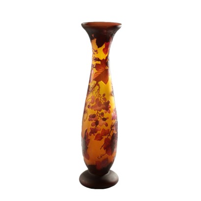 Vase im Gallè Stil Frankreich 20.Jahrhundert