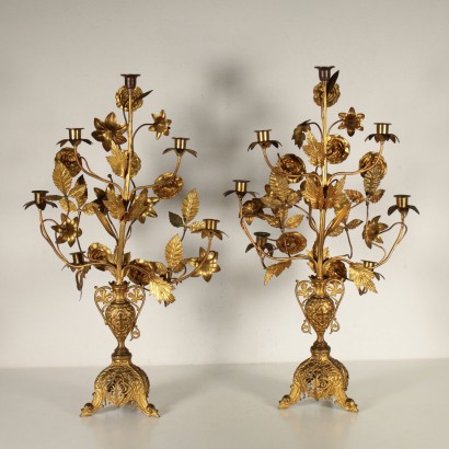 Par de candelabros