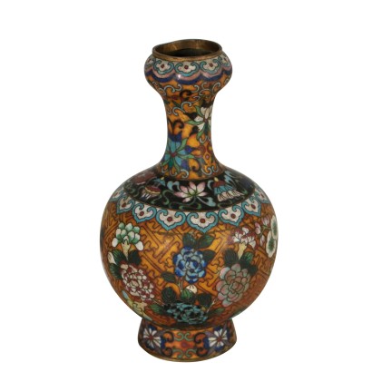 Decorated Cloisonne Vase China 20th Century