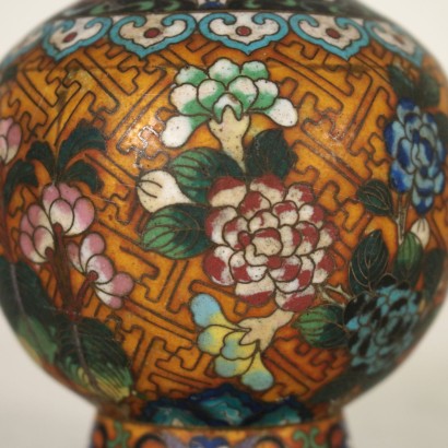 Decorated Cloisonne Vase China 20th Century