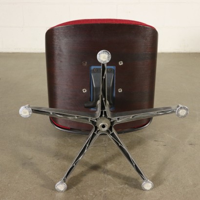 Swivel Office Chair Designed by Ico Parisi Vintage Italy 1970s