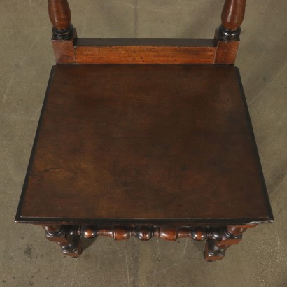 antiguo, silla, sillas antiguas, silla antigua, silla italiana antigua, silla antigua, silla neoclásica, silla del siglo XVIII, grupo de 7 sillas de nogal