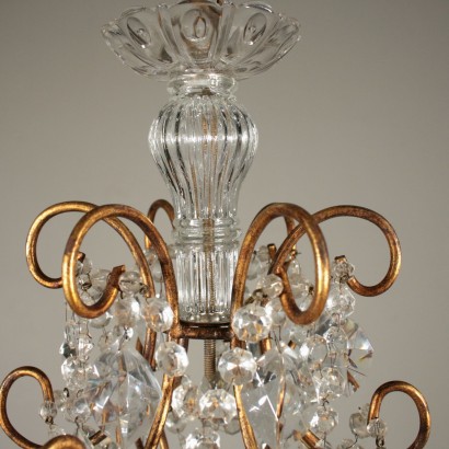 Chandelier Glass Pendants Italy First Half of 1900s