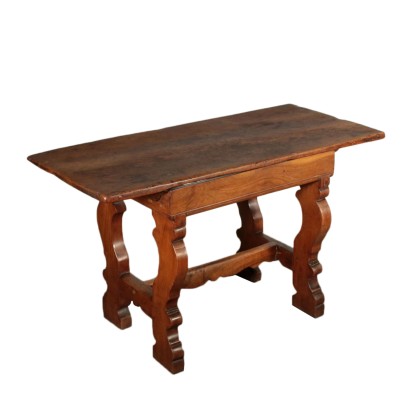 Small Refectory Table Walnut Italy 20th Century