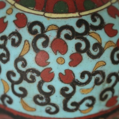 Paire de Vases Cloisonné