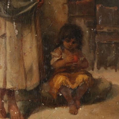 Alvaro Miron Portrait of Woman with Child 1871