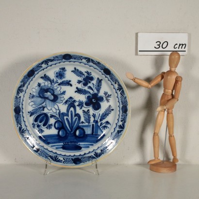 Assiette Majolique Delft Pays Bas '700 -'800