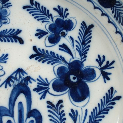 Assiette Majolique Delft Pays Bas '700 -'800