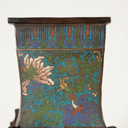 Paar Cloisonné Vasen Japan 19. Jahrhundert