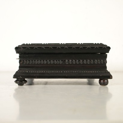 Neo-Renaissance Box Ebonized Wood Italy Late 1800s