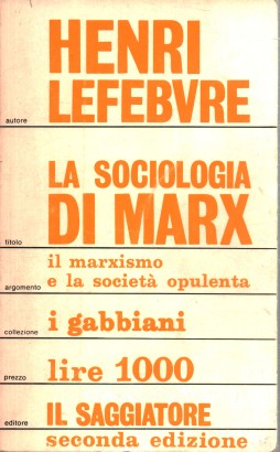 La sociologia di Marx