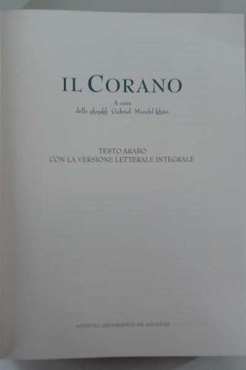 Le Coran (2 volumes). Vol. 1 : texte arabe avec v, s.a.