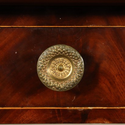 English Writing Desk Maple Mahogany Late 1800s