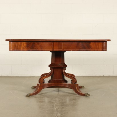 English Writing Desk Maple Mahogany Late 1800s