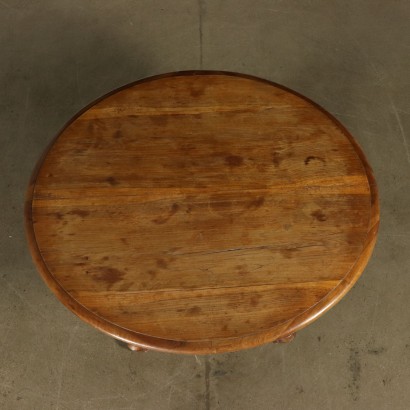 Table Oval Chêne Rouvre Italie '900