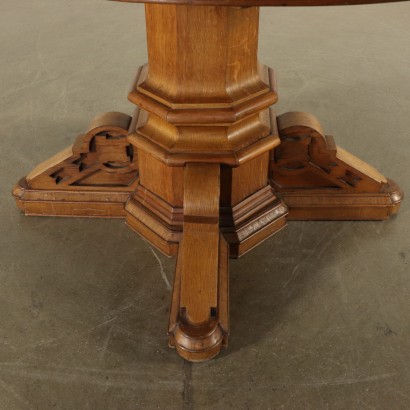 Extending Elliptical Table Italy Second Half of 1900s