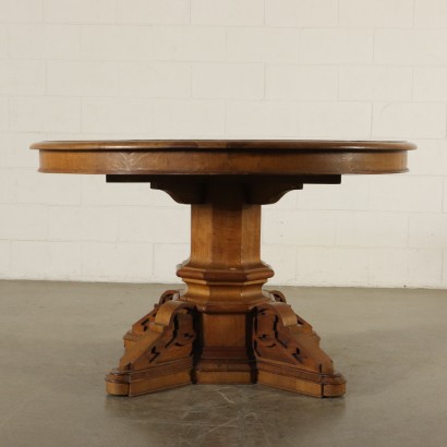 Extending Elliptical Table Italy Second Half of 1900s