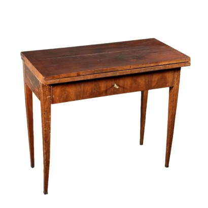 Directory Game Table Walnut Italy Early 1800s