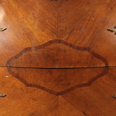 Revival Chest of Drawers Walnut Rosewood First Half of 1900s