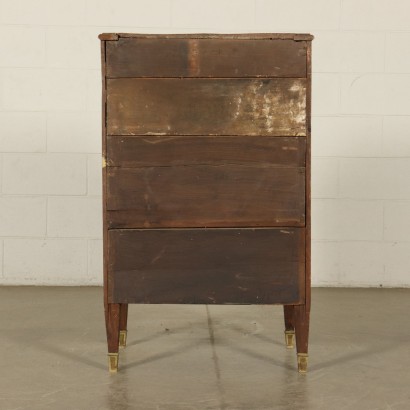 Commode Scriban Placage de Dalle d'Erable Italie '900