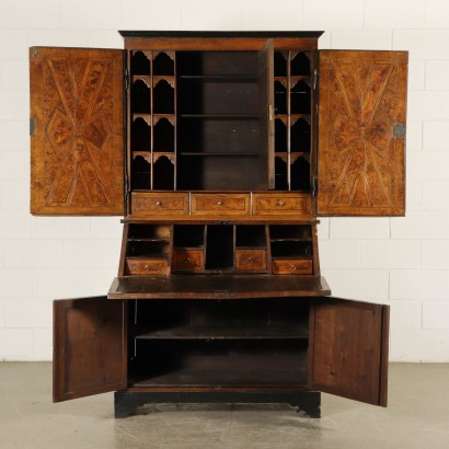 Bureau Bookcase with Inlays Italy First Half of 1700s