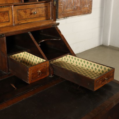 Bureau Bookcase with Inlays Italy First Half of 1700s