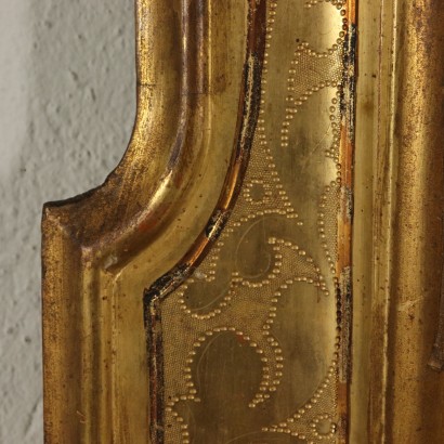 Miroir Bois doré Fabriqué en Italie Moitié '800