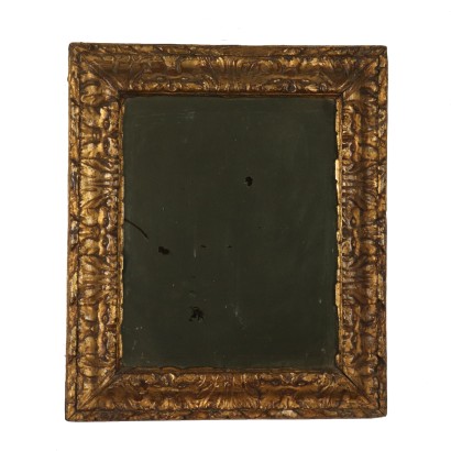 Frame with Mirror Manufactured in Italy 17th Century