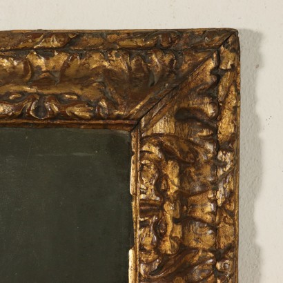 Cornice XVII secolo con specchio