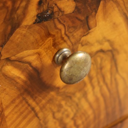 Chest of Drawers with Tilting Mirror Walnut Mid 1800s