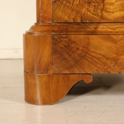 Chest of Drawers with Tilting Mirror Walnut Mid 1800s