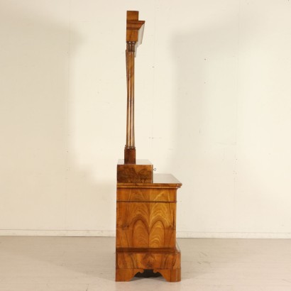 Chest of Drawers with Tilting Mirror Walnut Mid 1800s