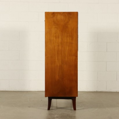 Bar Cabinet Walnut Veneer Vintage Italy 1950s