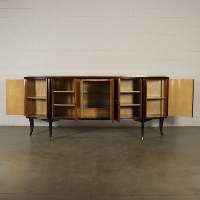 Buffet Designed for Dassi Brass Vintage Italy 1950s