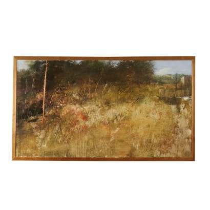 Paysage de Antonio Pedretti Huile sur Toile '900