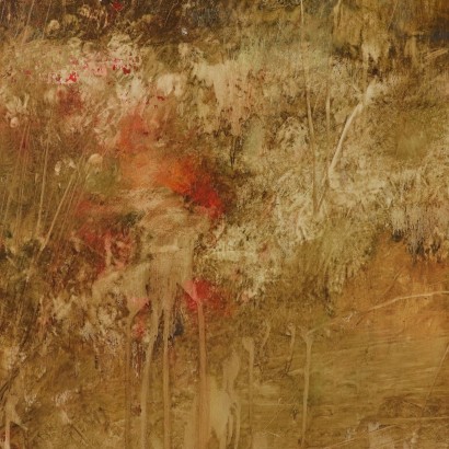 Paysage de Antonio Pedretti Huile sur Toile '900