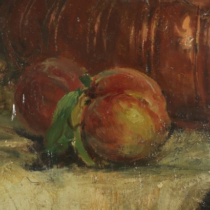 Nature morte Giuseppe Cherubini Huile sur Toile Début '900