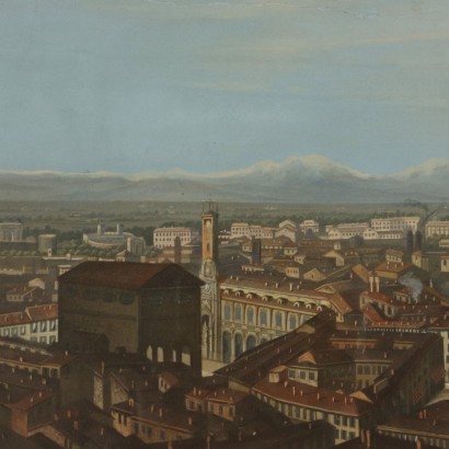Vista de Milán-detalle