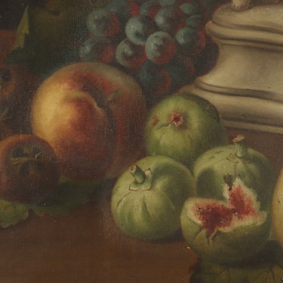 Still Life with Fruit Bowl Oil Painting 19th Century