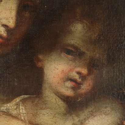 Madonna mit Kind Ölgemälde 18. Jahrhundert