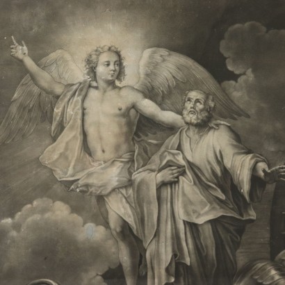 Pair of Engravings Subjects of the New Testament 18th Century