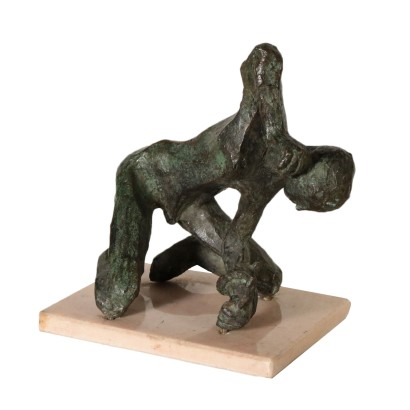 Sculpture Bronze Marbre Signature "Lanfranchi" '900