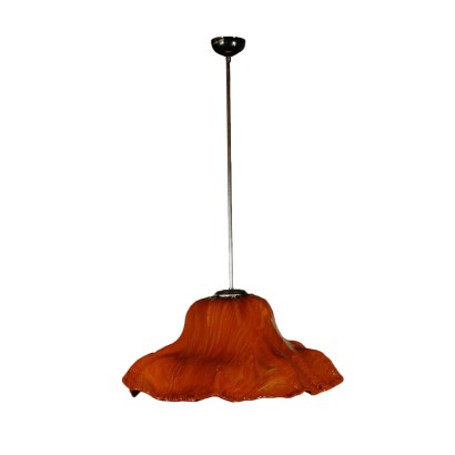 Ninfea Ceiling Lamp by Toni Zuccheri for Venini Vintage Italy 1960s