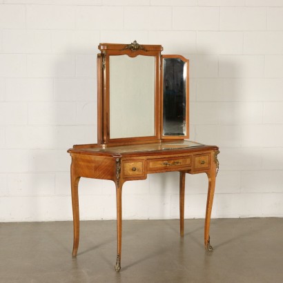 Serpentine Dressing Table Glass Top Italy 20th Century