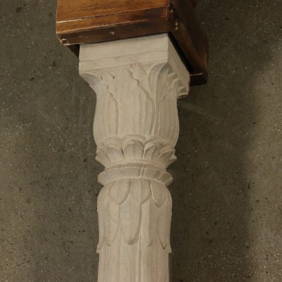 Pair of Columns with Stone Shelves Italy 20th Century