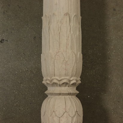 Pair of Columns with Stone Shelves Italy 20th Century